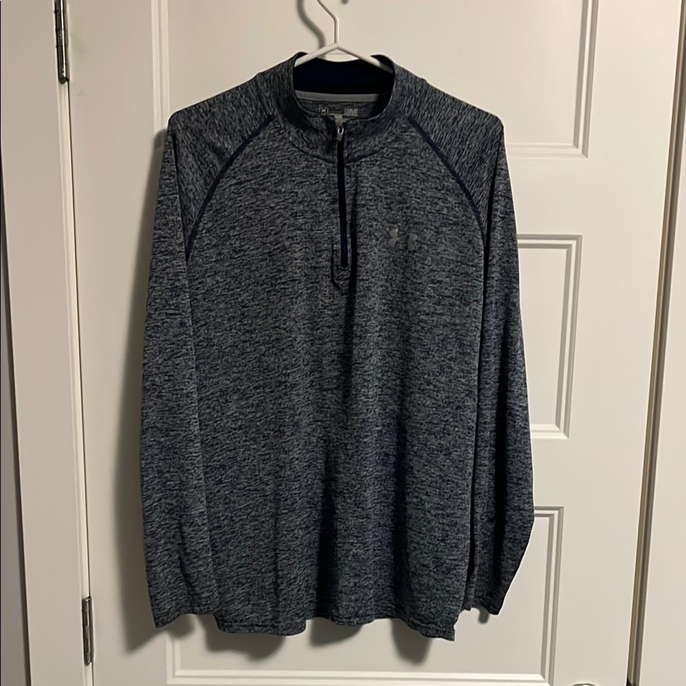 NWOT Under Armour Gray Quarter-Zip Pullover